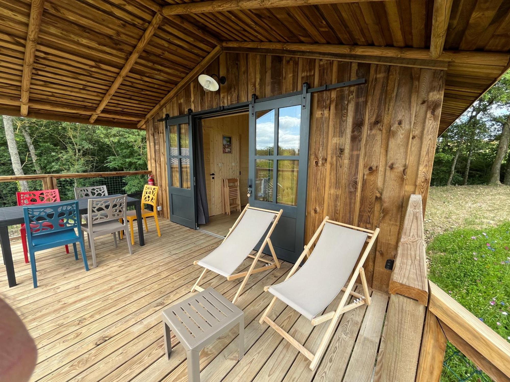 La Buissonnière - Lodges&SPA Chisseaux Esterno foto