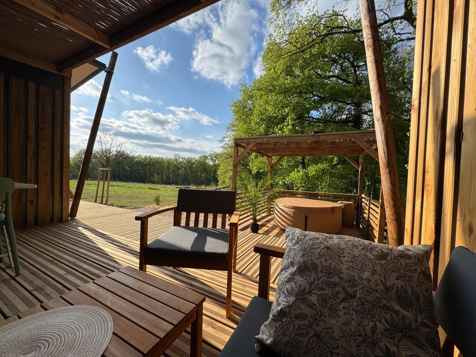 La Buissonnière - Lodges&SPA Chisseaux Esterno foto