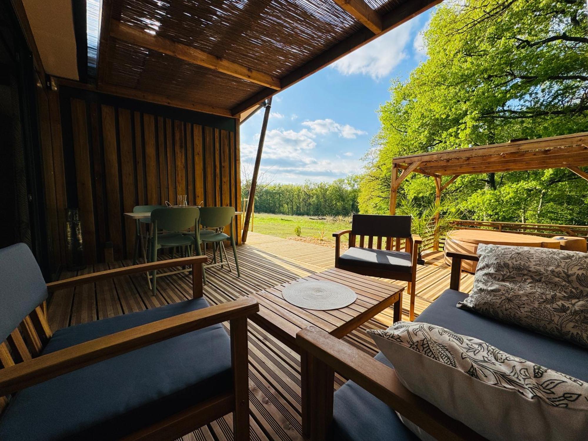 La Buissonnière - Lodges&SPA Chisseaux Esterno foto