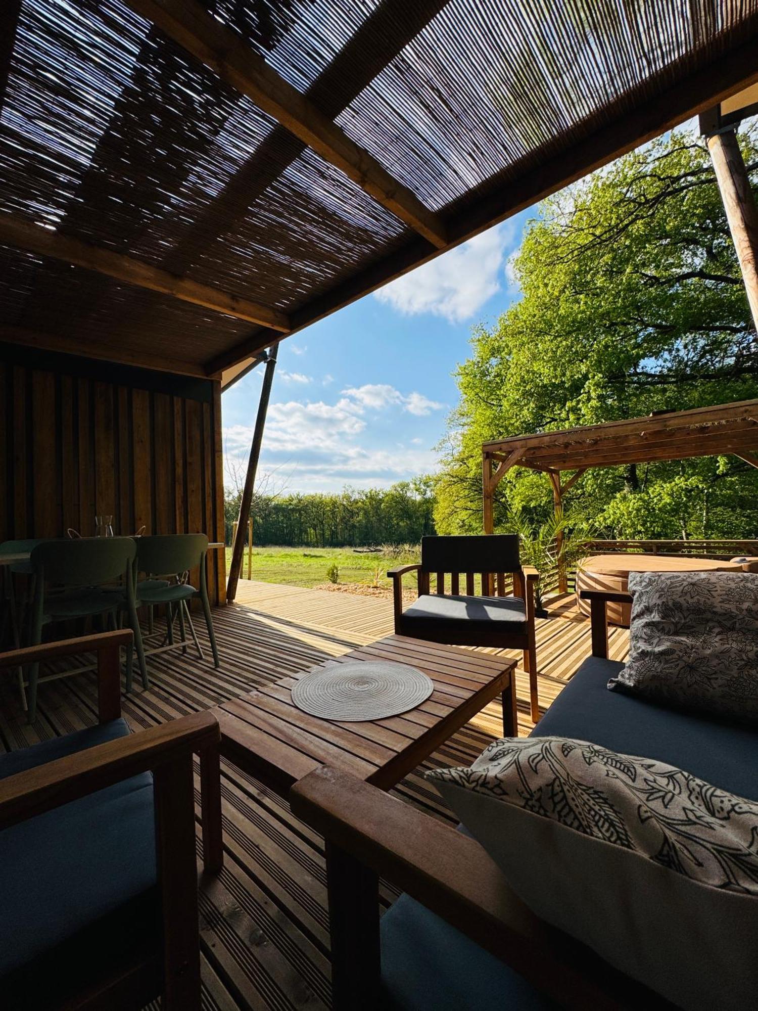 La Buissonnière - Lodges&SPA Chisseaux Esterno foto