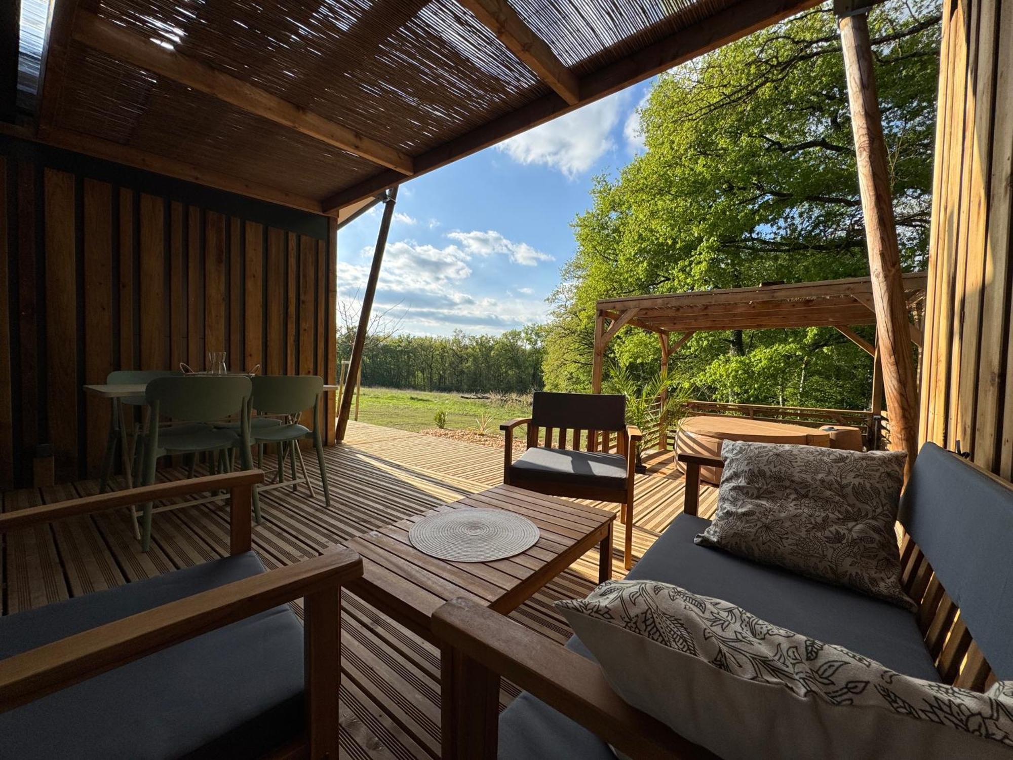 La Buissonnière - Lodges&SPA Chisseaux Esterno foto