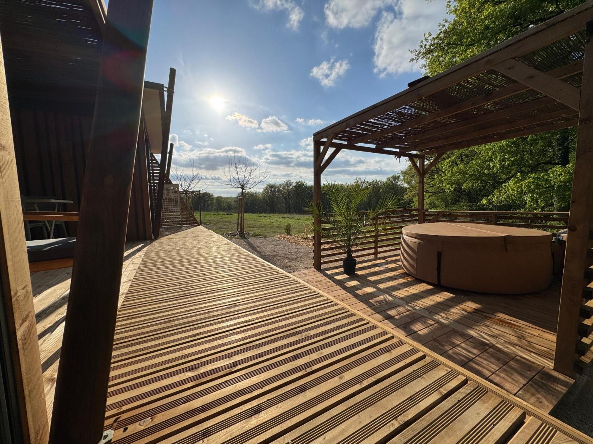 La Buissonnière - Lodges&SPA Chisseaux Esterno foto